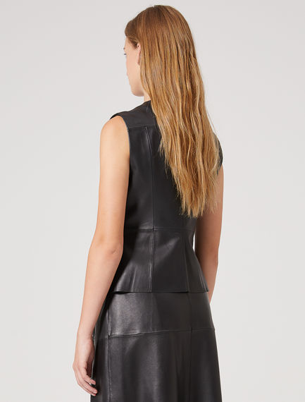 Gilet in nappa