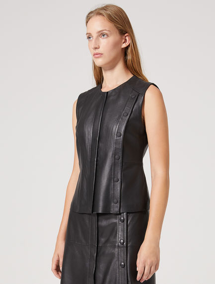 Gilet in nappa