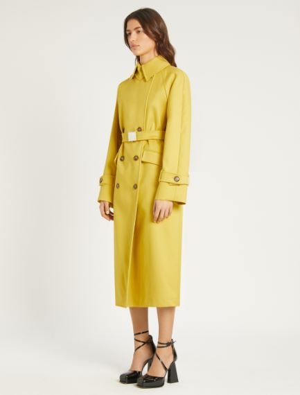 Water-repellent cotton trench coat