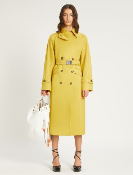Water-repellent cotton trench coat