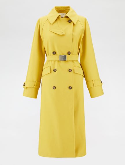 Water-repellent cotton trench coat