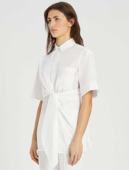 Cotton poplin shirt
