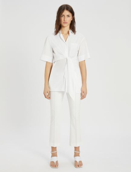 Cotton poplin shirt