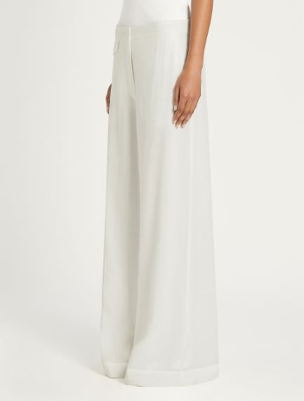 Pantaloni in ramié e viscosa