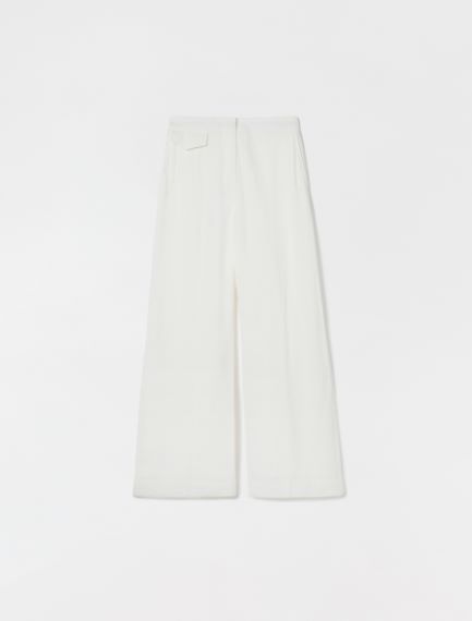 Pantaloni in ramié e viscosa