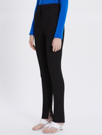 High-waisted trousers