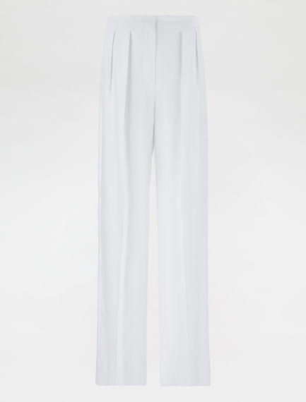 Relaxed-fit pleated trousers