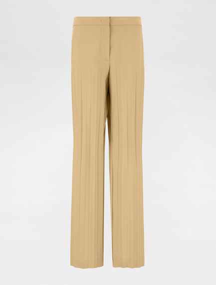 Pantalone palazzo con plissé