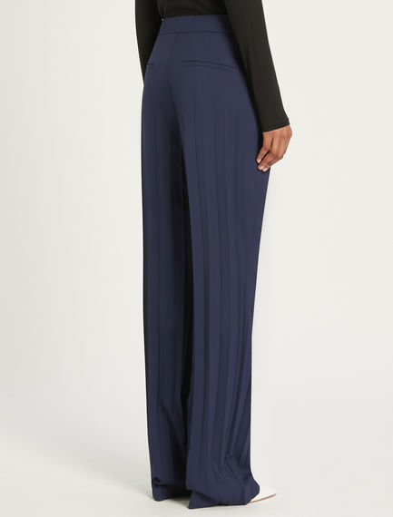 Pleated palazzo trousers