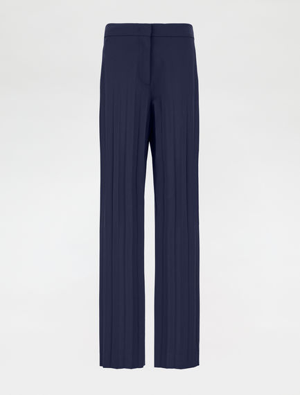 Pleated palazzo trousers