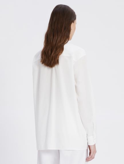 Cotton poplin shirt