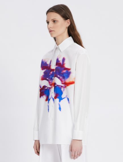 Cotton poplin shirt