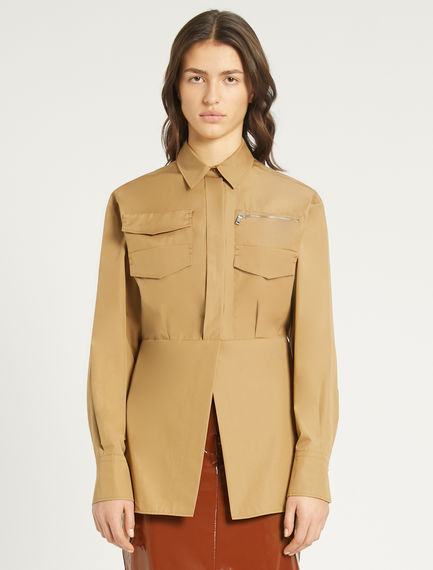 Camicia con tasche applicate