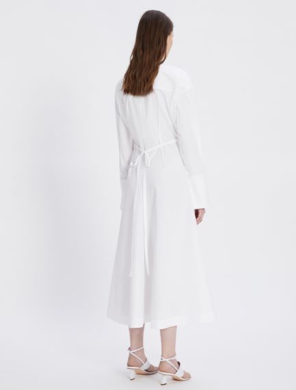 Cotton poplin dress