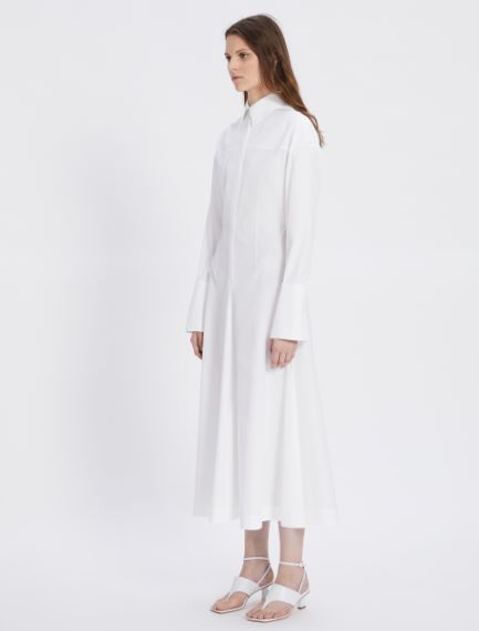 Cotton poplin dress