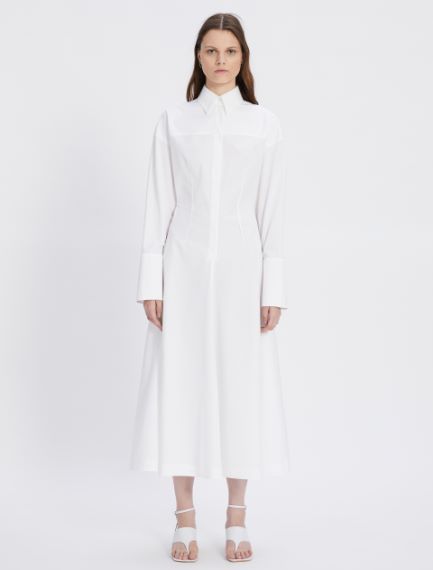 Cotton poplin dress