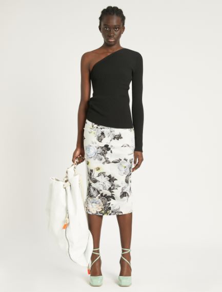 One-shoulder sweater