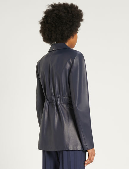 Nappa leather blazer