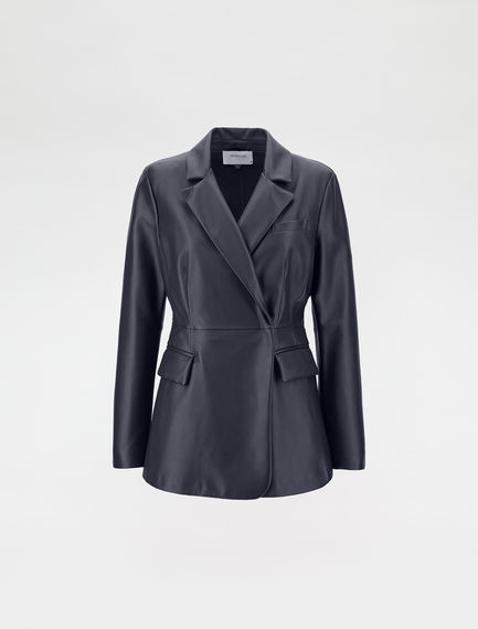 Nappa leather blazer