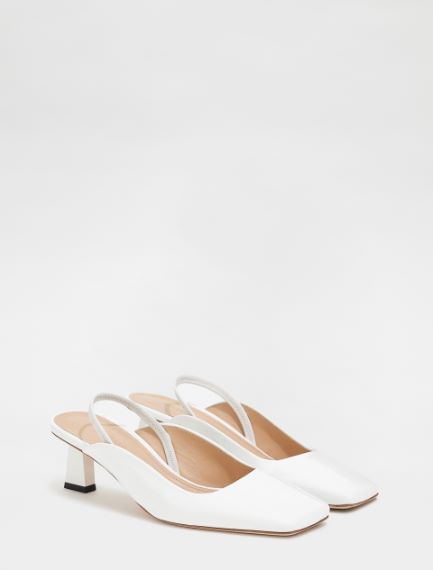 Slingback in vernice