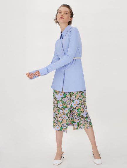 Slingback in vernice