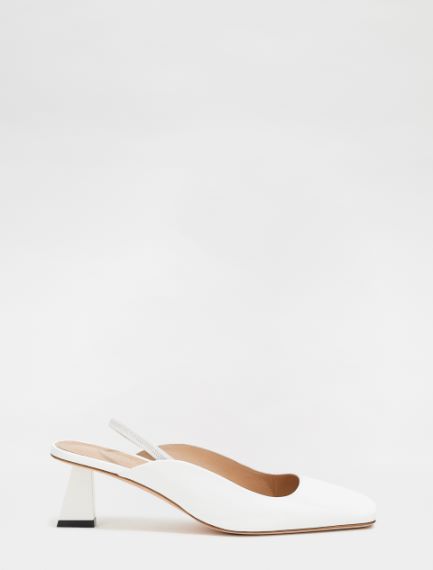 Slingback in vernice