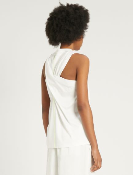 Top in interlock di cotone e modal