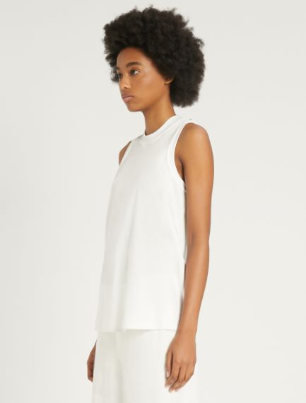 Top in interlock di cotone e modal