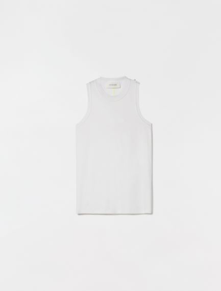 Top in interlock di cotone e modal