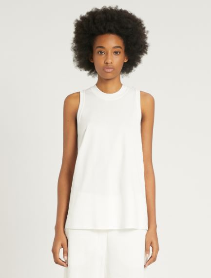 Top in interlock di cotone e modal