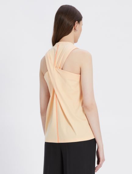 Cotton and modal interlock top