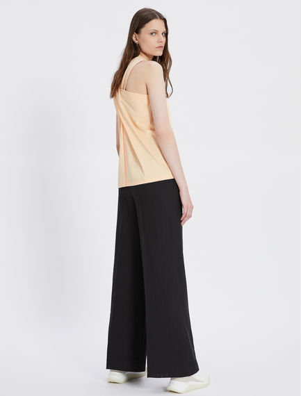 Cotton and modal interlock top