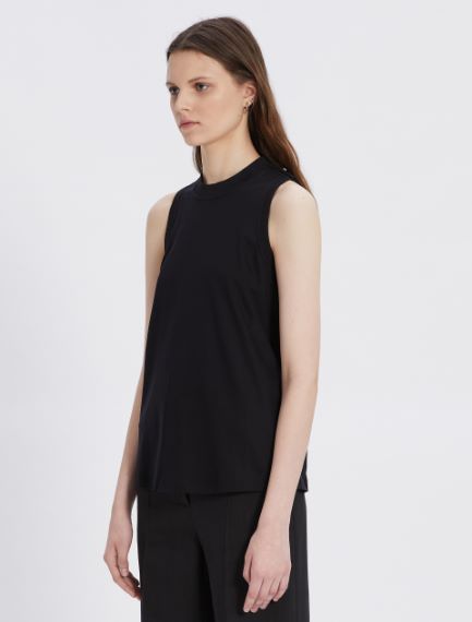 Top in interlock di cotone e modal