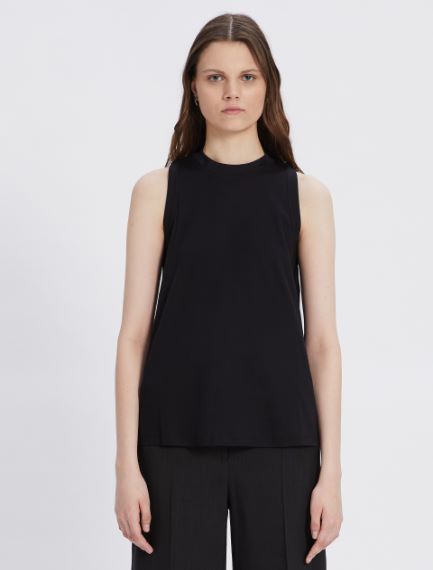 Top in interlock di cotone e modal