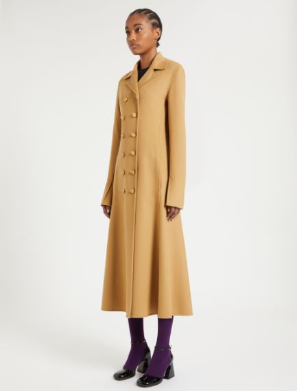 Wool and cashmere coat