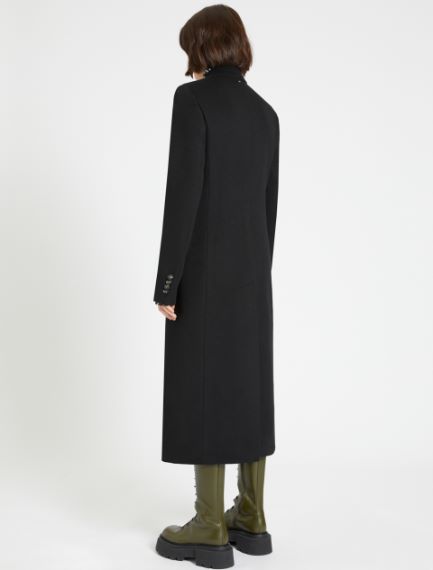 Padded double-breasted coat