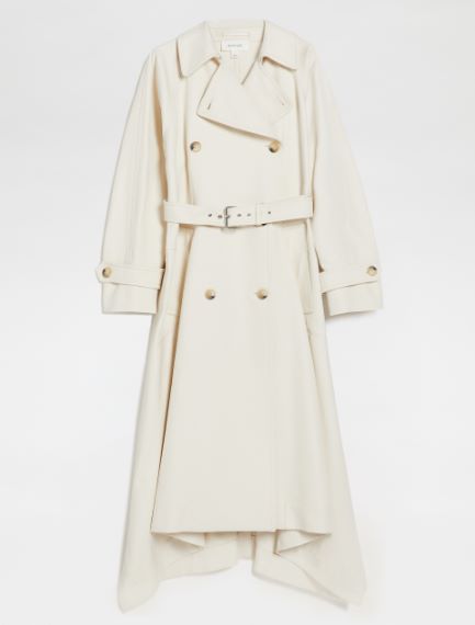 Gabardine trench coat