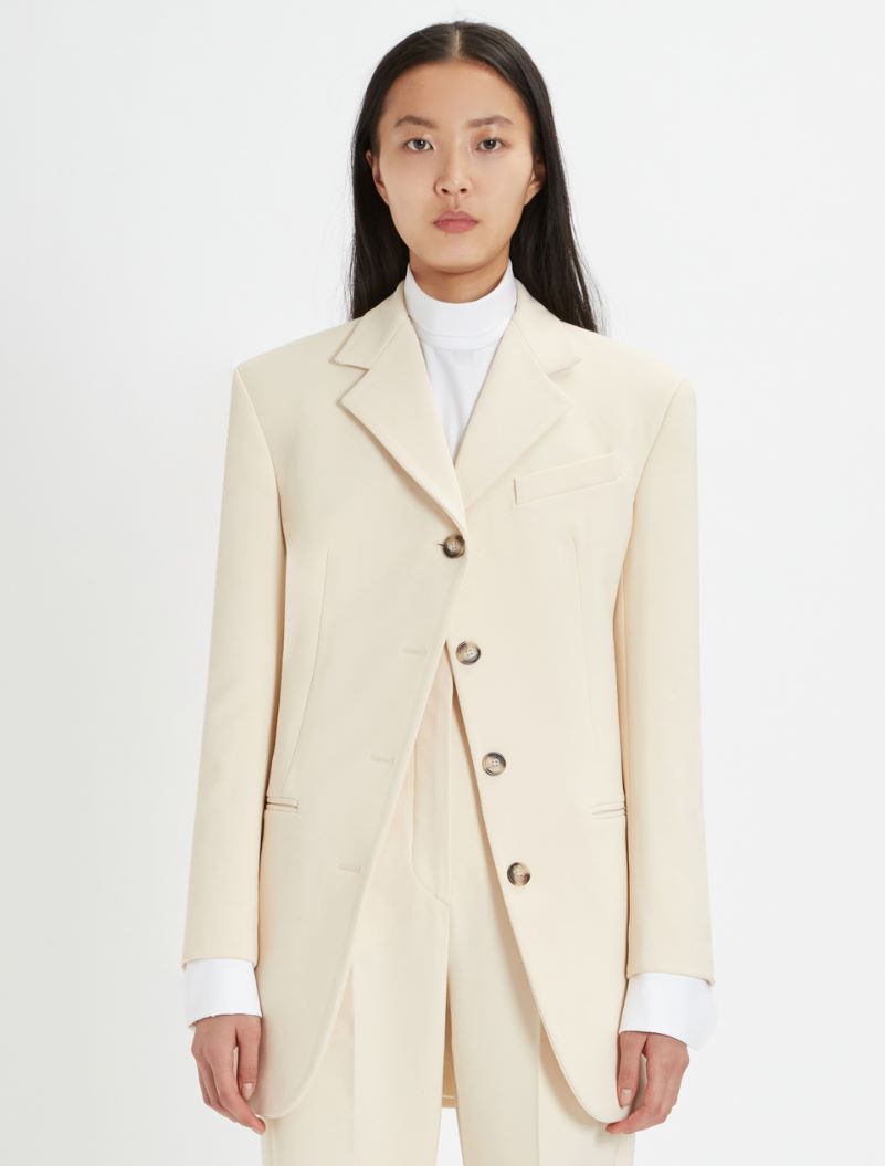 slim fit stretch blazer