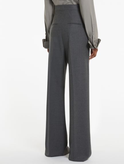 Pantalone palazzo in flanella