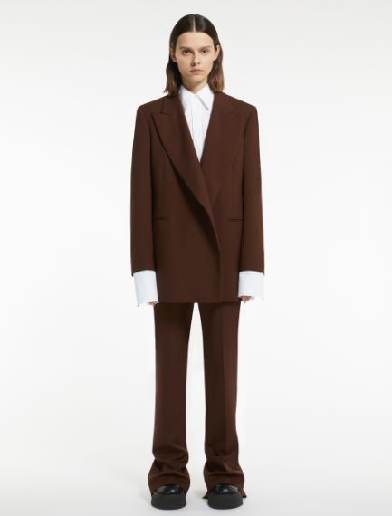Pantalone extra lungo in lana