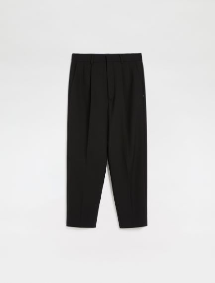 Carrot-fit trousers