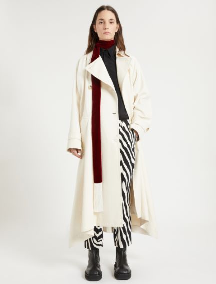 Animal-print trousers