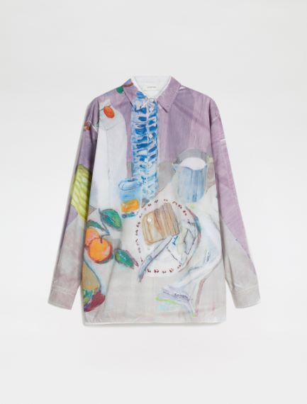 Floral-print shirt