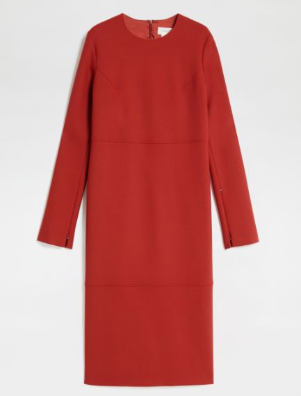 Abito midi in lana