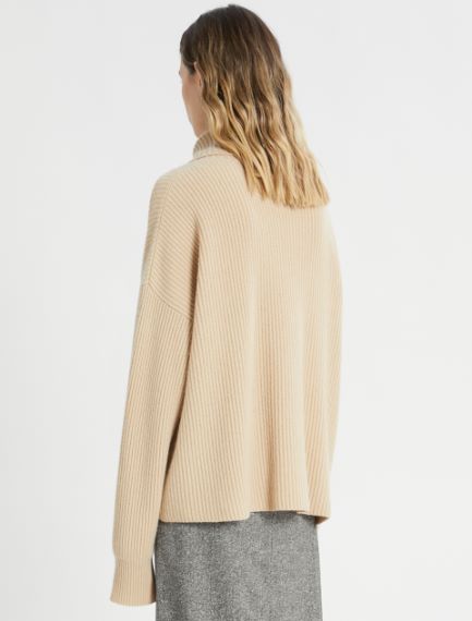 Maglia ampia in misto cachemire