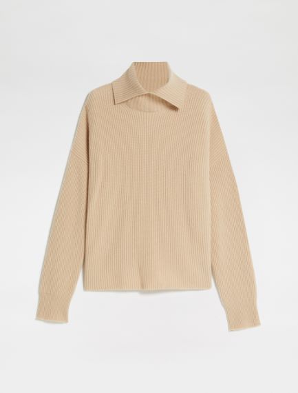 Maglia ampia in misto cachemire