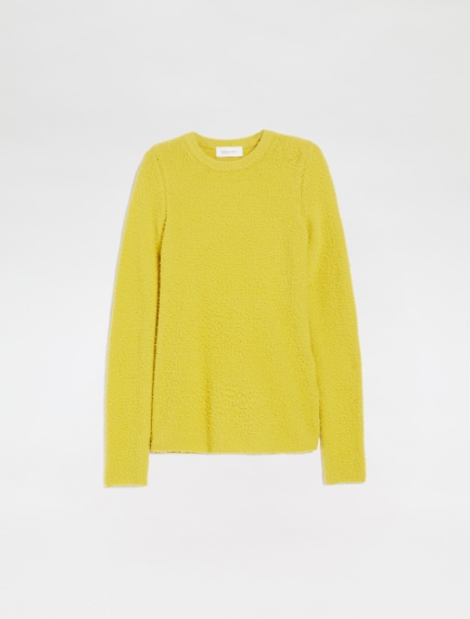 Wool and angora knit shirt
