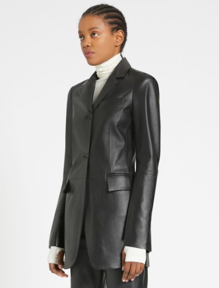 Blazer slim in nappa