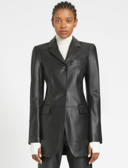 Blazer slim in nappa