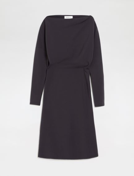 Boat-neck dress